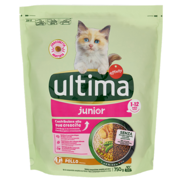 ultima Cat junior 1-12 Mesi con Pollo 750 g