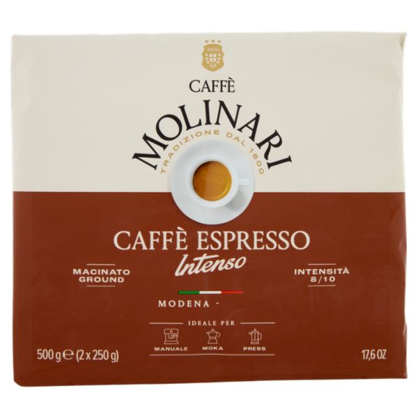 Caffè Molinari Caffè Espresso Intenso Macinato 2 x 250 g