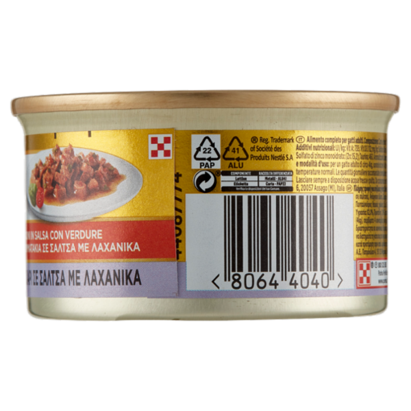 PURINA GOURMET Gold Dadini in Salsa con Verdure con Vitello in Salsa con Verdure 85 g