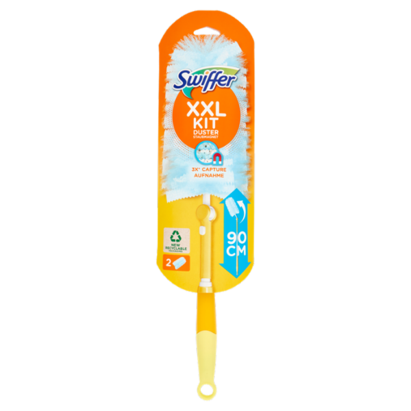 Swiffer XXL Kit Duster (1 Manico + Piumini per spolverare)