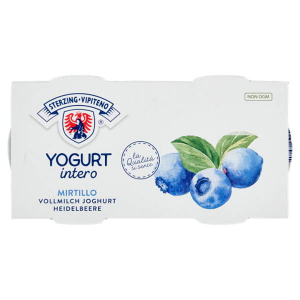 Sterzing Vipiteno Yogurt intero Mirtillo 2 x 125 g