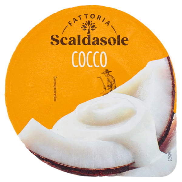 Fattoria Scaldasole con Scaglie di Cocco yogurt biologico 150 g
