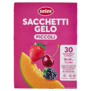 Selex Sacchi Gelo Piccoli Cm 18X28 30 Pezzi