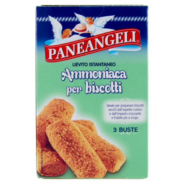 PANEANGELI Lievito Istantaneo Ammoniaca per biscotti 3 x 9 g