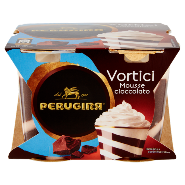 PERUGINA Vortici Mousse cioccolato 4 x 90 g