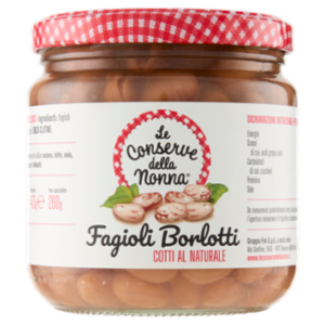 Le Conserve Della Nonna Fagioli Borlotti Cotti Al Naturale 430 g