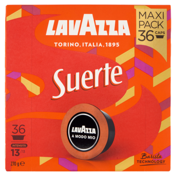 Lavazza A Modo Mio Suerte 36 Capsule 270 g