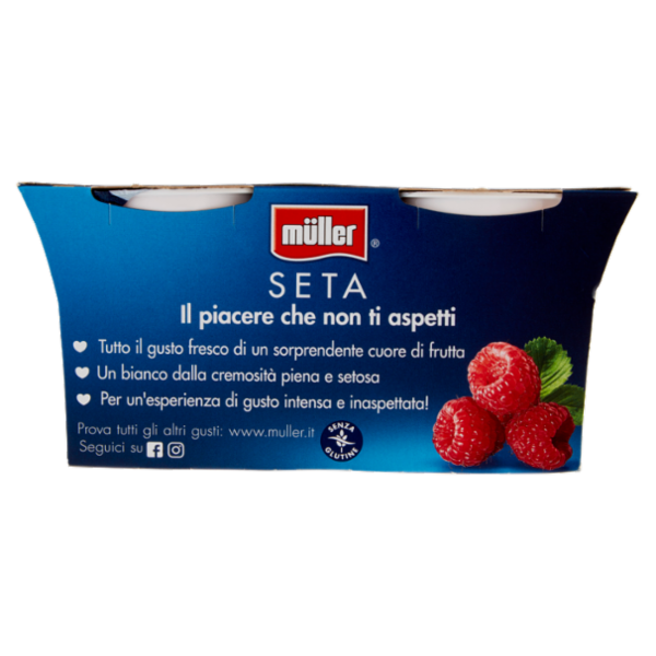 müller Bianco Seta con Cuore di Lamponi 2 x 125 g