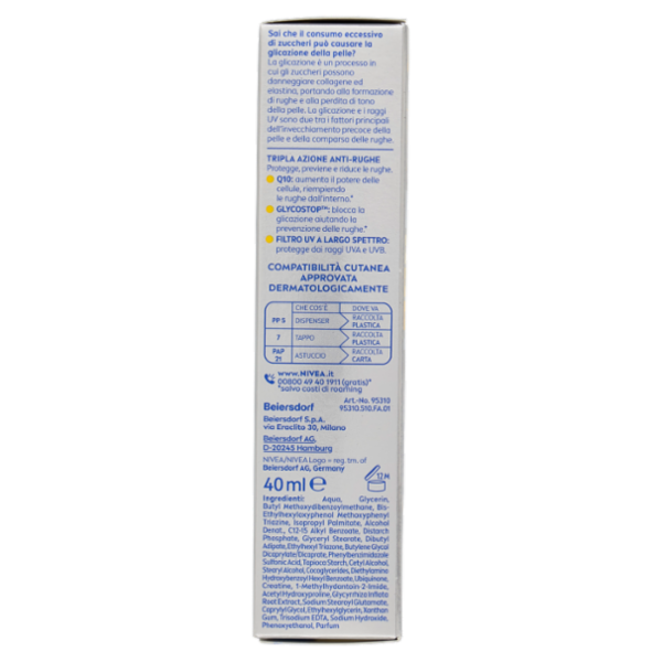 Nivea Q10 Anti-Rughe Expert SPF 50 Fluido UV Quotidiano 40 ml