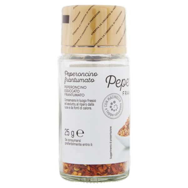 Selex Peperoncino Frantumato con Macinello 25 g