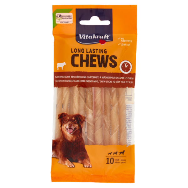 Vitakraft Long Lasting Chews Bastoncini da Masticare Come Passatempo 10 pezzi 50 g