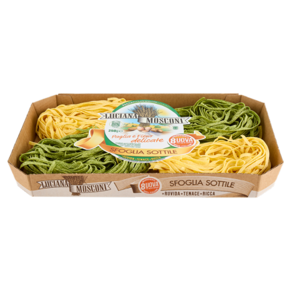 Luciana Mosconi Pasta all'Uovo con Spinaci Paglia e Fieno delicate 250 g