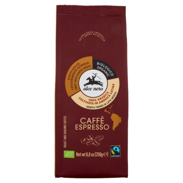 alce nero Caffè Espresso 100% Arabica 250 g