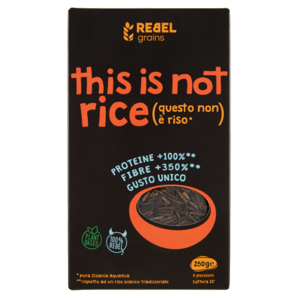 Rebel grains this is not rice pura Zizania Aquatica 250 g
