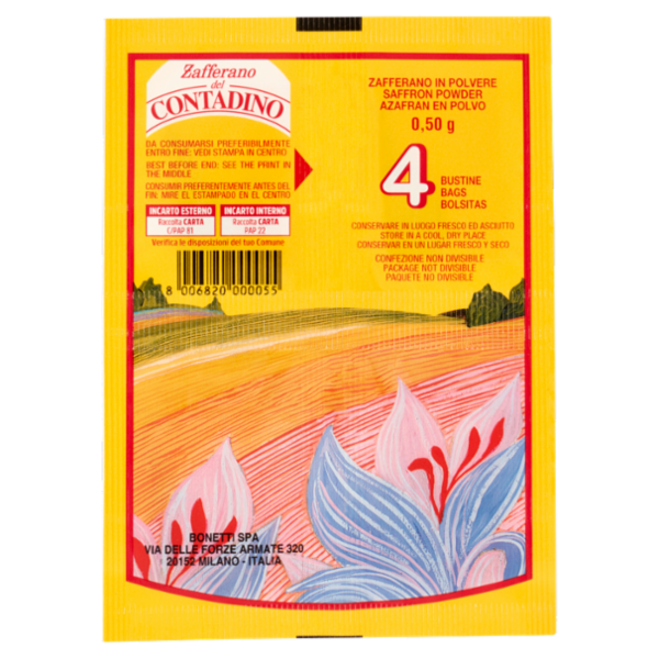 Zafferano del Contadino 4 Bustine 0,50 g