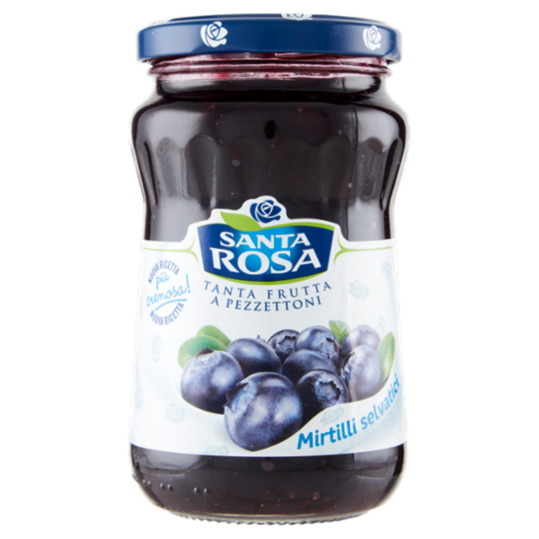 Santa Rosa Confettura Mirtilli selvatici 350 g