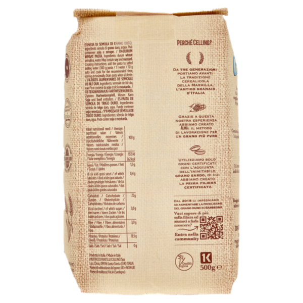 F.lli Cellino La Classica Conchiglie Rigate N°93 500 g