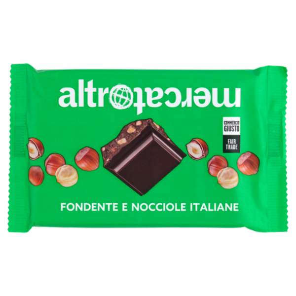 altromercato Fondente e Nocciole Italiane 85 g