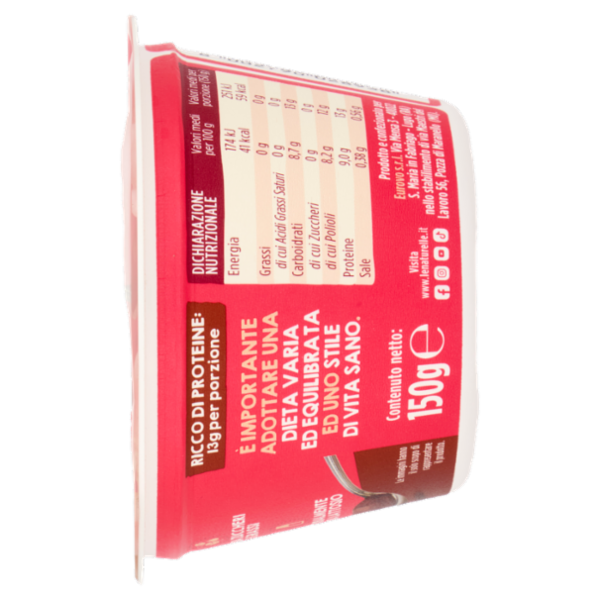 le Naturelle Cremoso a Base di Albume d'Uovo gusto Cioccolato 150 g