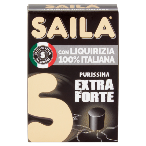 Saila con Liquirizia 100% Italiana Purissima Extra Forte 36 g