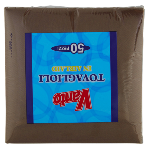 Vanto Tovaglioli Airlaid 40x40 cm Marrone 50 pezzi