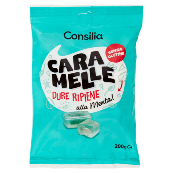 Consilia Caramelle Ripiene alla Menta 200 g