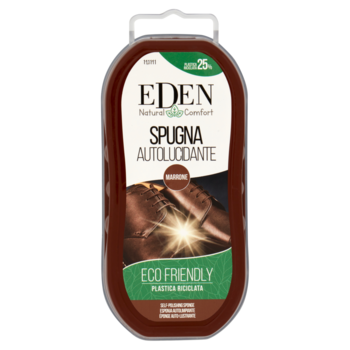 Eden Natural Comfort Spugna Autolucidante Marrone
