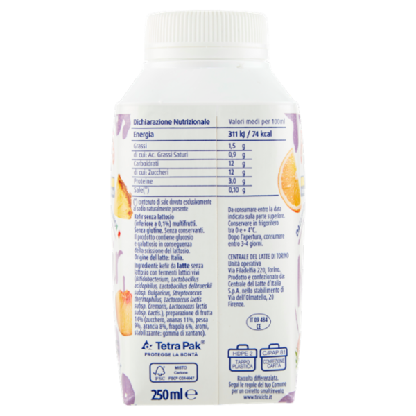 Tapporosso Kefir Multifrutti 250 ml