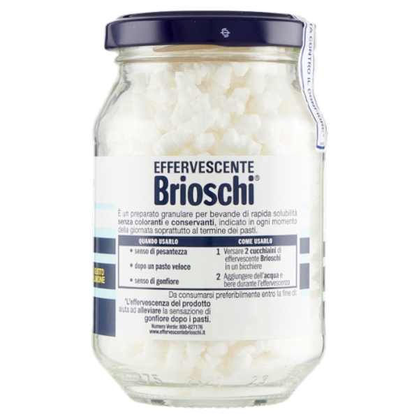 Brioschi Effervescente Digestivo Rinfrescante Dissetante Gusto Limone 100 g