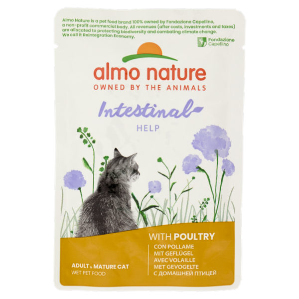 almo nature Intestinal Help Adult & Mature Cat con Pollame 70 g