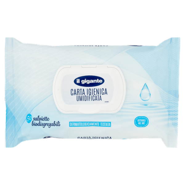 IL GIGANTE Carta Igienica Umidificata 50 pz