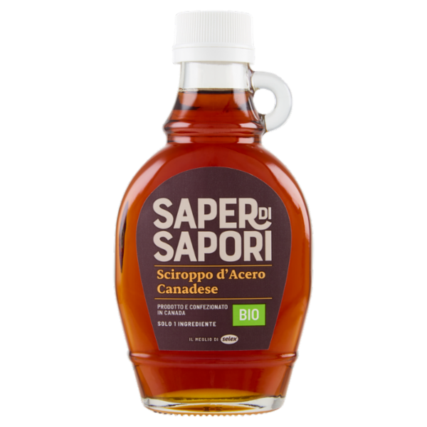Selex Saper di Sapori Sciroppo d'Acero Canadese Biologico 250 g