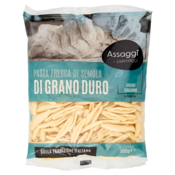 Assaggi e paesaggi Pasta Fresca di Semola di Grano Duro Fusilli 500 g