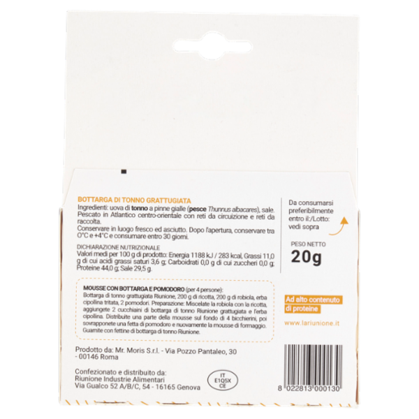 Riunione Bottarga di Tonno 20 g