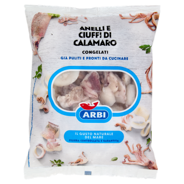 Arbi Anelli e Ciuffi di Calamaro Congelati 400 g