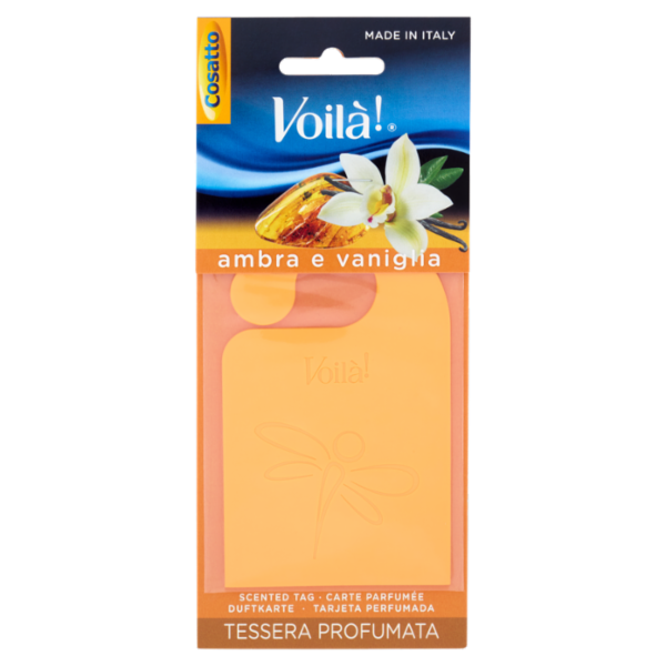 Cosatto Voilà! ambra e vaniglia Tessera Profumata 14 g