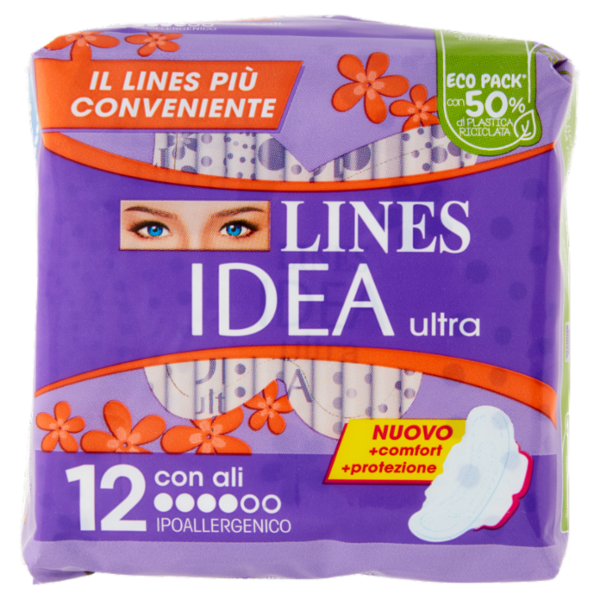 Lines Idea ultra con ali 12 pz