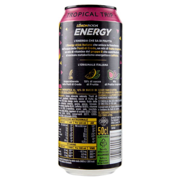Lemonsoda Energy Tropical Trip 50 cl