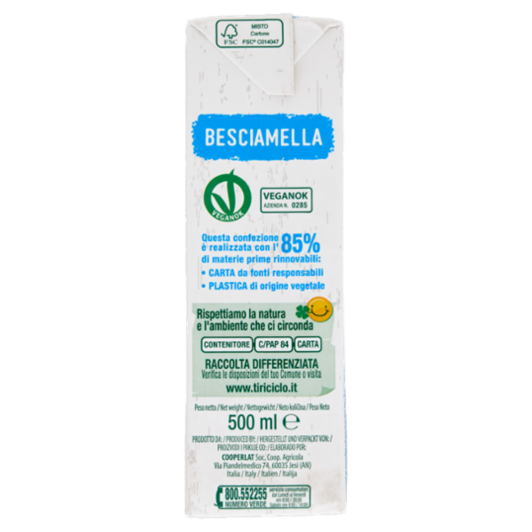 Hoplà Idee Veg Besciamella 500 ml