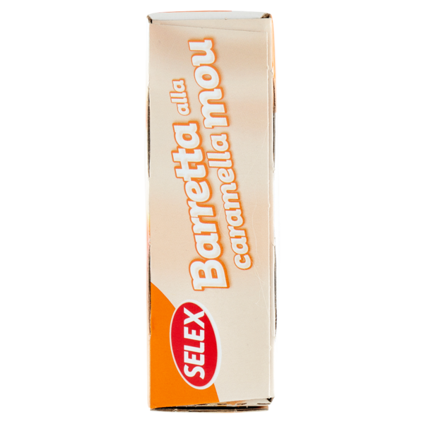 Selex 6 Barrette di Gelato alla Panna con Caramella Mou Ricoperti Cioccolato al Latte 250 g