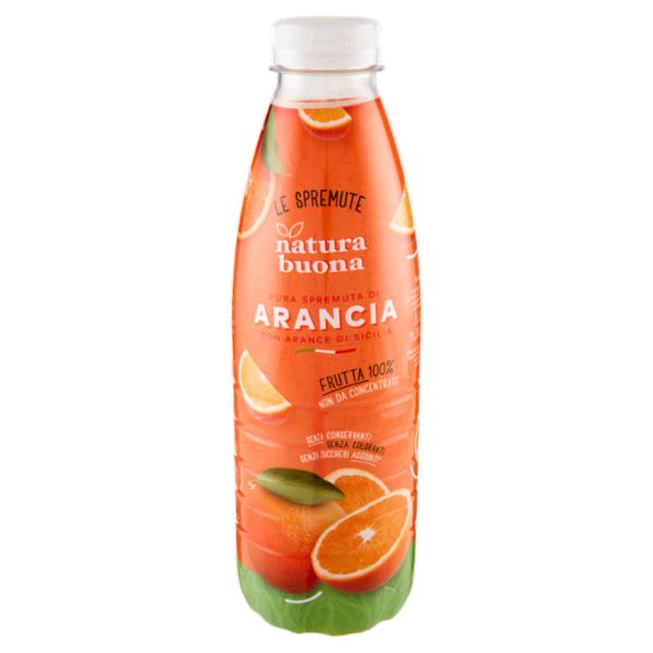 natura buona Pura Spremuta di Arancia con Arance di Sicilia 750 ml