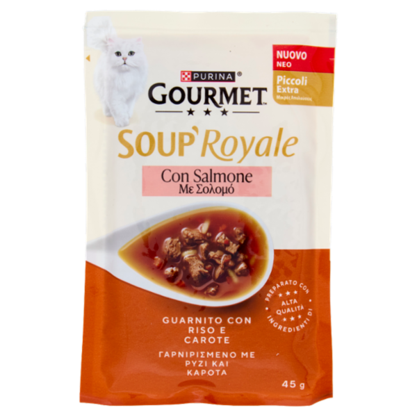 PURINA GOURMET Soup Royale con Salmone 45g