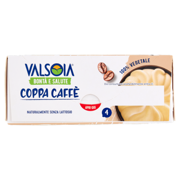 Valsoia Bontà e Salute Coppa Caffè 4 x 70 g