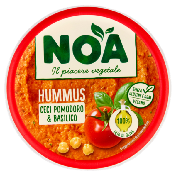 Noa Hummus Ceci Pomodoro & Basilico 175 g