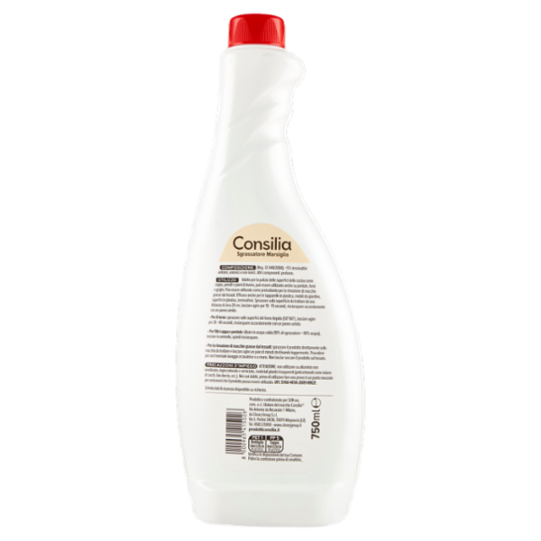 Consilia Sgrassatore Universale Marsiglia Ricarica 750 ml