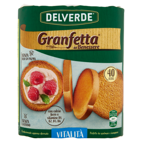 Delverde Granfetta del Benessere Vitalità 40 Fette 300 g