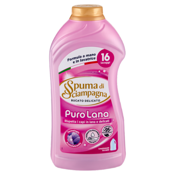 Spuma di Sciampagna Bucato Delicato Pura Lana 800 ml