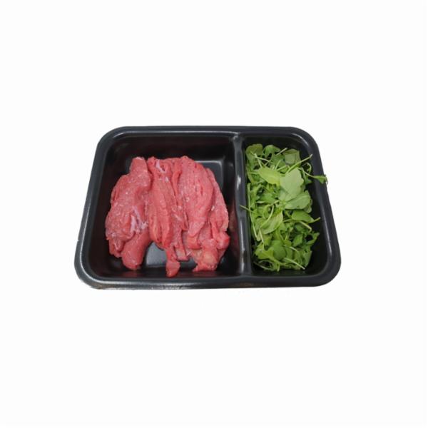 Scottona Bovino Adulto Straccetti Con Rucola