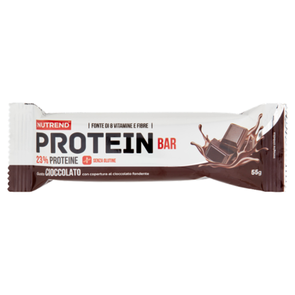 Nutrend Protein Bar Gusto Cioccolato con copertura al cioccolato fondente 55 g