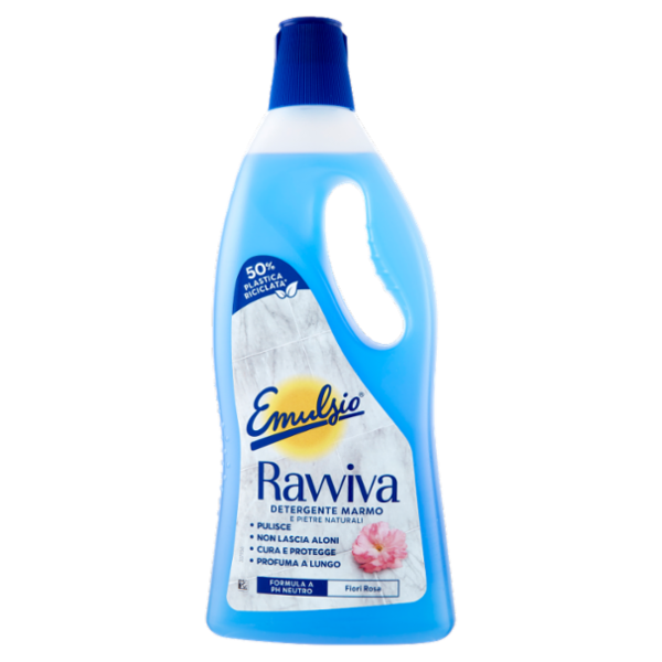 Emulsio Ravviva Detergente Marmo e Pietre Naturali Fiori Rosa 750 ml